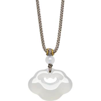 Zhou saturday fu xiao bingyun pendant aoka cloud ruyi lock necklace white moonlight chopin men's and women's holiday gift