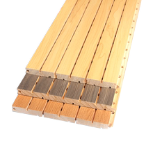 Ceramic aluminum sound-absorbing board wooden perforated solid wood sound insulation board wall decoration ceramic aluminum board fire retardant metal wall panel