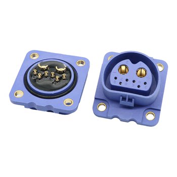 M36 2+6 hello shared bike energy storage connector 120a high current male plug waterproof female power head