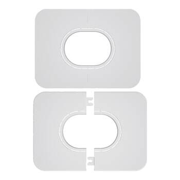 Wall 50 inclined tube wall row decorative cover split and pasted with variable diameter square air conditioner decorative cover to beautify wall holes