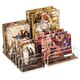 Colored paper bar display rack millet storage box