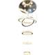 Miguang villa living room large chandelier K9 crystal lamp