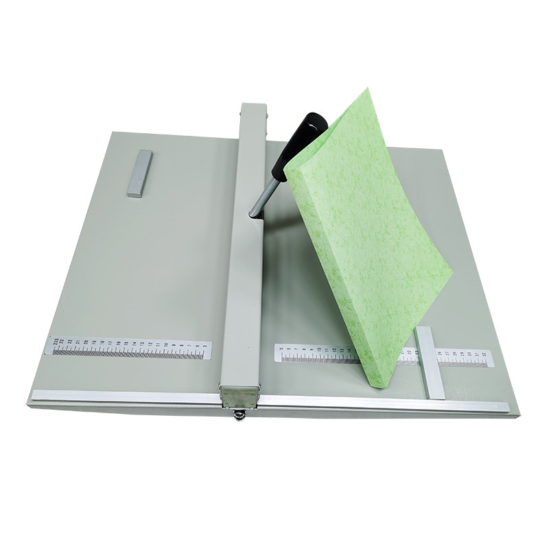 Small manual creasing machine binding cover folding machine