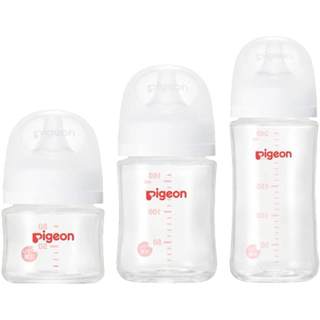 Pigeon breast milk real sense third generation wide diameter glass bottle