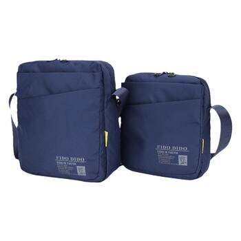 Waterproof nylon oxford cloth casual vertical shoulder bag