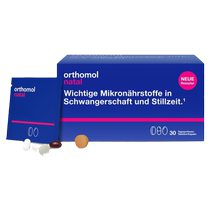 Orthomol Pregnant Womens Multivitamin DHA Pregnant Womens Special Probiotics Folic Acid Gold 3 Boxes