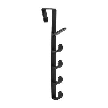 Multifunctional clothes hook wardrobe door five sections