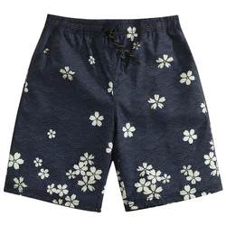 {Surfaster}Beach pants men's swimming trunks hot spring pants quick-drying shorts seaside lining summer