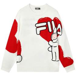 FILA File Anthony Bunny Sweater Men and Female Couples 2023 Spring New Year Skills Loose Casual Sweed