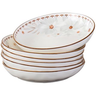 Household Ceramic Tableware Rice Bowl Simple Small Bowl Nordic Style Creative Personality Large Soup Bowl Noodle Bowl Salad Bowl Noodle Bowl