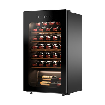 Haier air-cooled wine cabinet 33 bottles moisturizing and constant temperature