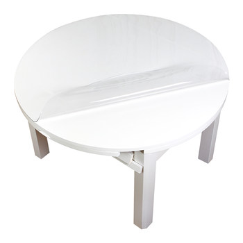 Transparent crystal panel rectangular non-wash plastic tea table mat Transparent crystal panel rectangular non-wash plastic tea table mat