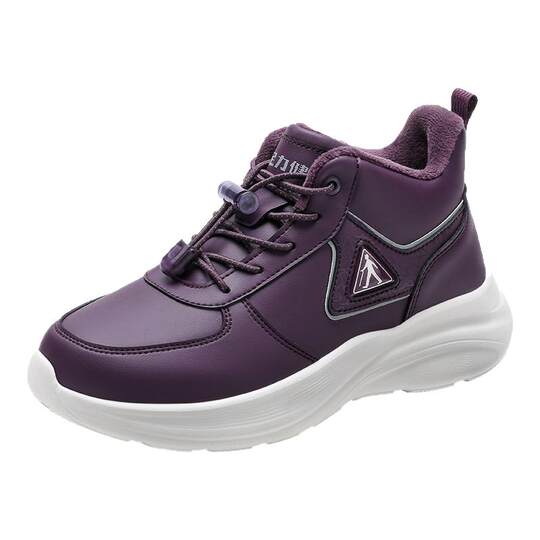 Zulijian elderly shoes winter plus velvet warm and comfortable cotton shoes