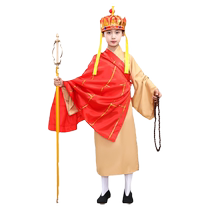 Journey to the West costume childrens Tang Monk performance costume Sun Wukong costume Zhu Bajie performance Sha Monk role play