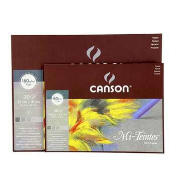 French Canson Canson Colorful Powder Paper Mi-Teintes Powder Painting Book with Pigmented Tracing 50% Cotton Gray Sketch Paper Drawing Paper Chalk Drawing Paper Imported Colorful Chalk Special Paper