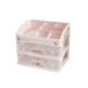 Transparent visible simple large capacity desktop storage box
