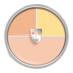 KRYOLAN Phantom of the Opera Three Colour Concealer Palette German Mask Concealer ປົກປິດຮອຍສິວ ແລະ ຈຸດດ່າງດຳ