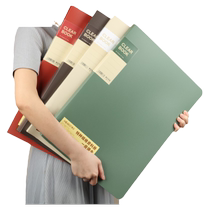 A3 picture album picture folder 8K folder art work collection storage bag for drawing paper poster certificates engineering drawings information book large-capacity insert bag vertical test paper bag