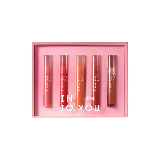 【圣诞礼物】INTOYOU水雾唇釉礼盒点点新意迷你唇部口红彩妆套装