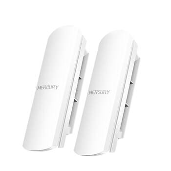 Mercury wireless bridge monitoring network outdoor transmission