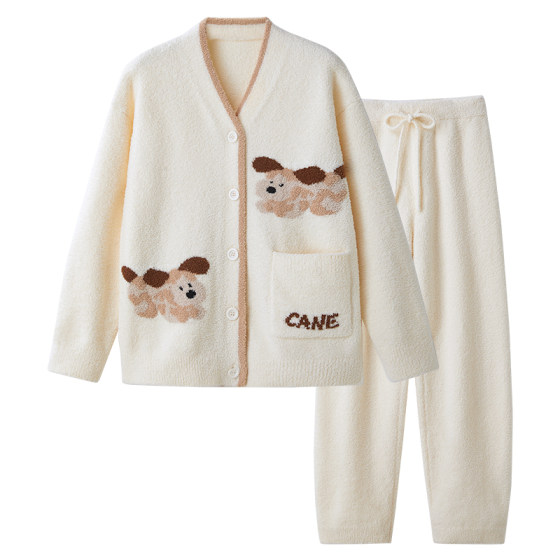 October crystal confinement clothes, parent-child pajamas, autumn and winter style