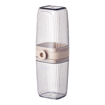 Womens 2023 new business trip mouthwash cup and toothbrush cup storage bag set portable makeup and toothbrush box