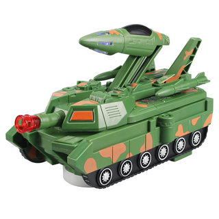 Douyin electric deformation tank aircraft military toy