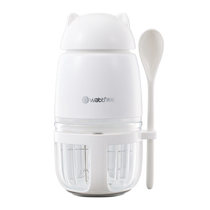 Wobu food supplement machine baby food processor small tool minced meat grinding mud multi-functional baby stainless steel double cup