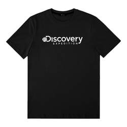 ເສື້ອຢືດຜ້າຝ້າຍ Discovery ເສື້ອຍືດແຂນສັ້ນຂອງແມ່ຍິງໃນຊ່ວງລຶະເບິ່ງຮ້ອນໃຫມ່ຂອງຜູ້ຊາຍແບບສະບາຍໆວ່າງຄໍຄໍຝ້າຍເຄິ່ງແຂນເສື້ອກິລາເທິງ