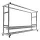 Stainless steel clothes drying rack floor-standing balcony home hanging