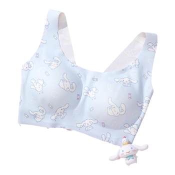 Rakucho no size bra Sanrio Melody co-branded bra seamless no rims spring cute girl underwear