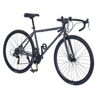 变速死飞自行车公路超轻赛车实心胎活飞碟刹弯把学生成人男女单车