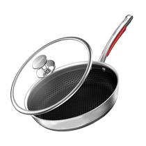 Cornbach frying pan non-stick pan household pancake omelette steak gas stove special 316L stainless steel