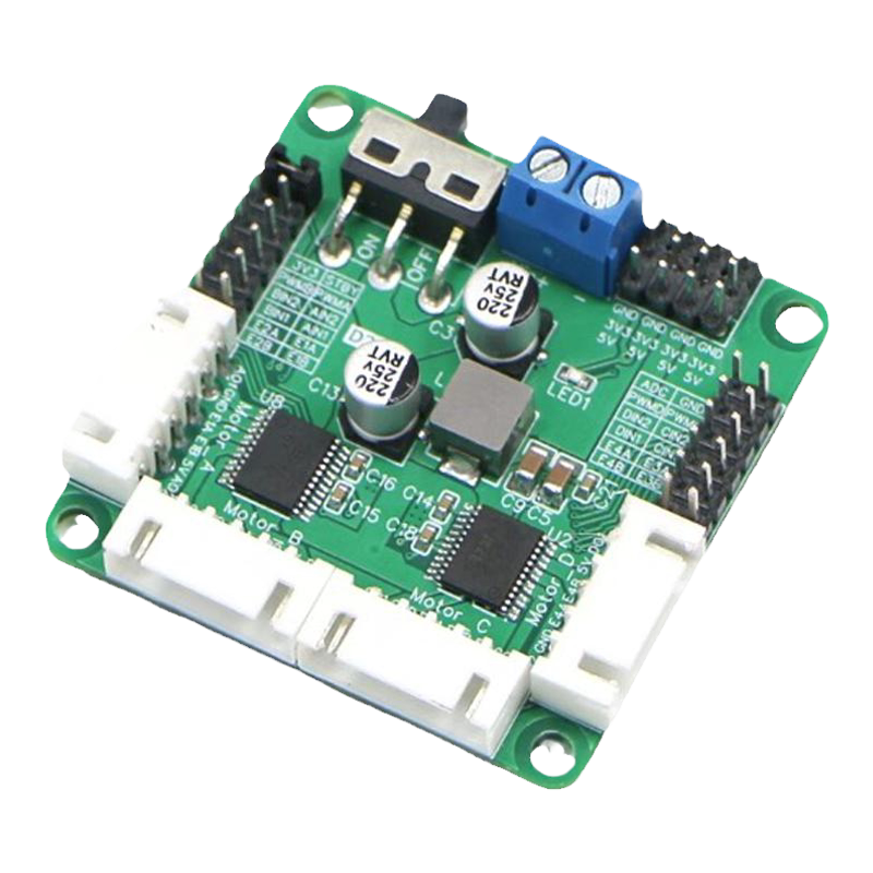 AT8236双路驱动模块 带稳压版直流电机驱动配件 智能车机器人