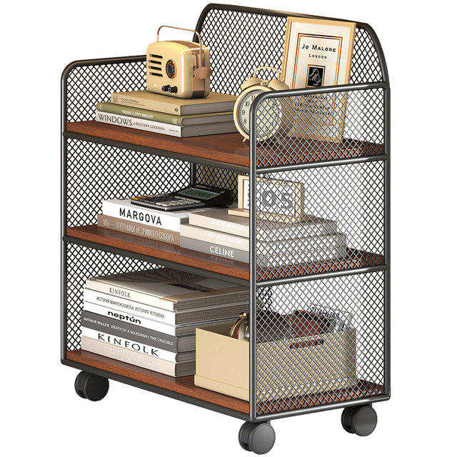 Office desk rack bedroom wheeled cart