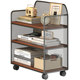 Office desk rack bedroom wheeled cart