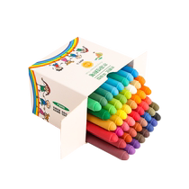 Water-soluble dust-free chalk white childrens non-toxic blackboard wall dust-free chalk teachers colored chalk dust-free bright and environmentally friendly water-soluble chalk childrens blackboard newspaper special color chalk