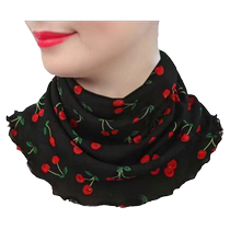 Spring and summer style versatile decorative scarf womens pullover small silk scarf fashion neck sleeve fake collar square dance neck sleeve