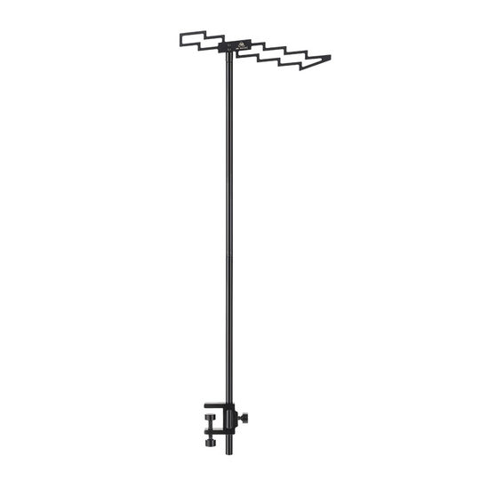 Portable desktop light stand outdoor storage rack