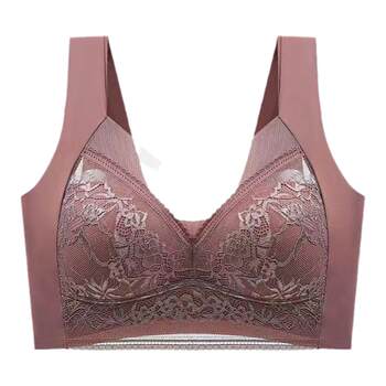 Summer ບາງໆ ice silk bra seamless ຂອງແມ່ຍິງ underwear ຂະຫນາດໃຫຍ່ push-up ຕ້ານການ sagging ແລະຮອງເຕົ້ານົມສະຫນັບສະຫນູນແບບ vest sexy