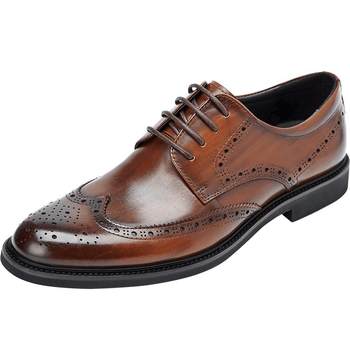 Belle men's business leather shoes brogue wedding shoes