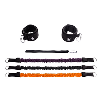 Taekwondo pull rope resistance training device kicking rubber band elastic rope power burst training leg hip basketball elastic band