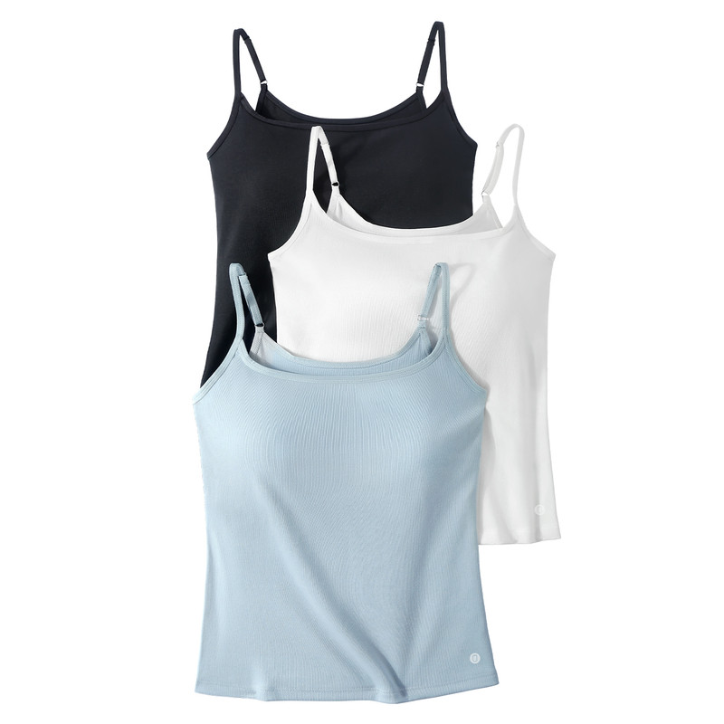 Inner camisole for women with breast pads 2026 new spring and summer can be worn outside cotton anti-pilling bottoming inner wear women's tops