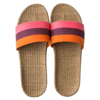 Lightweight linen slippers for home use Ofeika