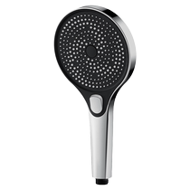 German large-volume shower head coarse hole non-pressurized bathroom hand-held shower flower wine shower head bathroom set