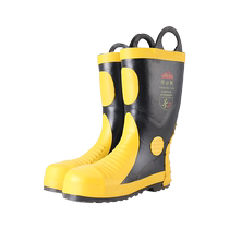 Firefighting boots firefighting rubber shoes training steel sole anti-puncture protective boots 97 style 02 styles 14 styles