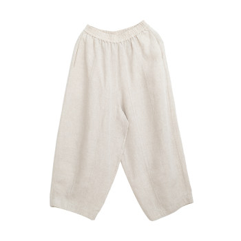 Wangcheng ວັນນະຄະດີ retro ຜັກກາດກ້ວາງຂາ harem pants trousers