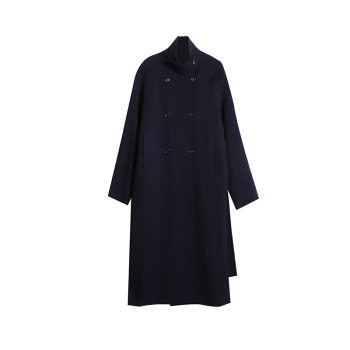 Luobian double-sided wool coat for women hepburn woolen coat