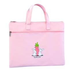 Prenatal check-up information storage bag for pregnant women multifunctional portable pregnant mother pregnancy check-up bag cute file bag large capacity pregnancy single file bag zipper handbag canvas Oxford cloth storage book b super a4