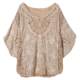 ເສື້ອຢືດແຂນ bat ຝ້າຍແລະ linen retro ແບບຈີນ